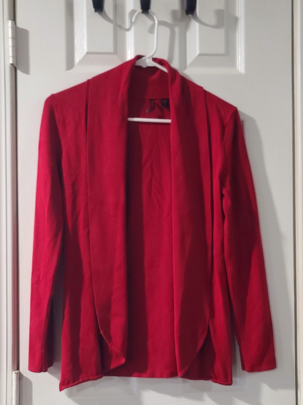 Venini Red Open-Front Draped Blazer